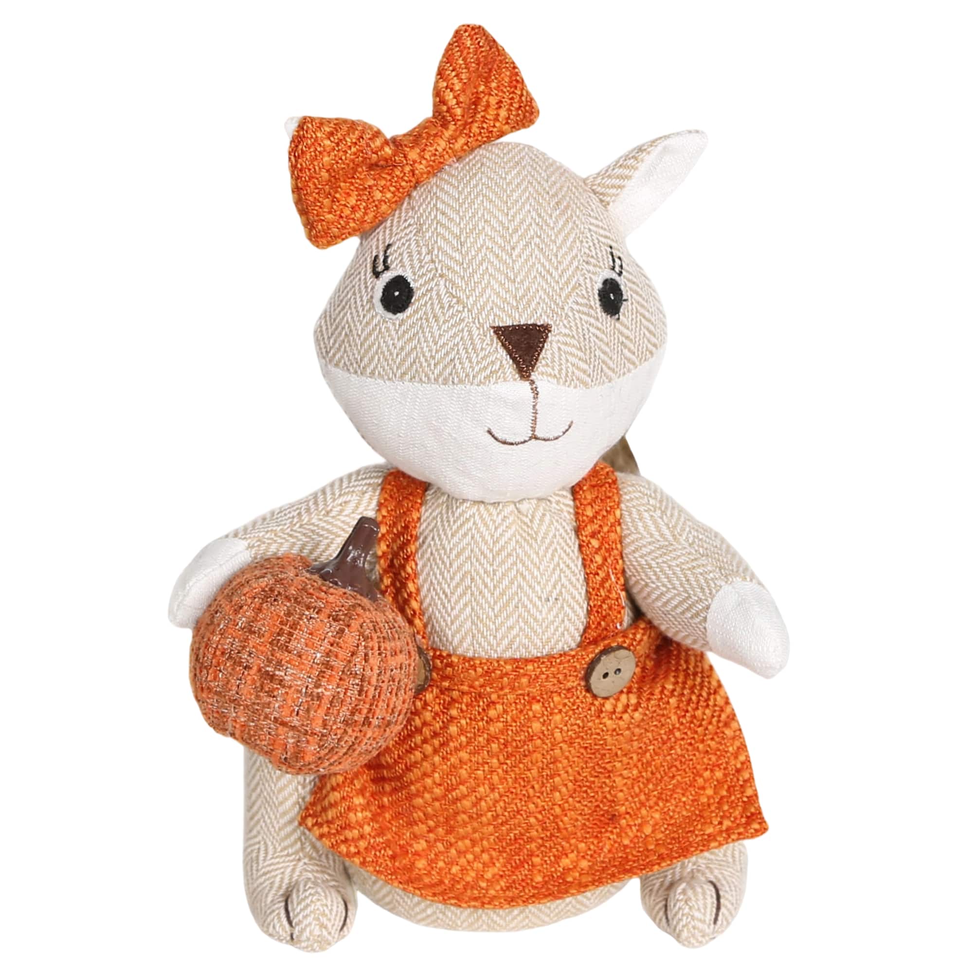 9.5" Fall Girl Squirrel Tabletop Décor by Ashland®